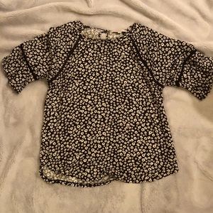 NWT Mixed Media Loft Top Size L